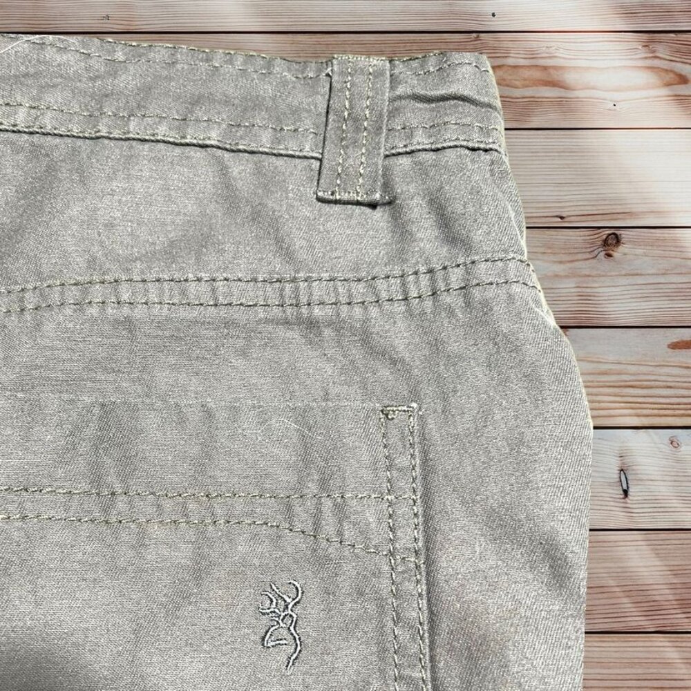 Browning Chino Shorts Gray Waist 36 - Picture 4 of 7